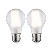 E27 - P 28924 LED žárovka Filament E27 230V 2x7W 4000K mat - PAULMANN