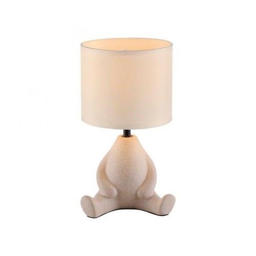 Stolní lampy dekorační - LD 14190-39 TED Stolní lampa béžová, sedící postava, látkové stínidlo, vypínač na kabelu - JUST LIGHT - foto 1