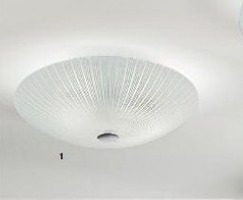 Kruhová - OR DL 7-533/40 Stropní svítidlo 3x60W E27 chrom/sklo, pr. 40cm, výška 11cm - ORION