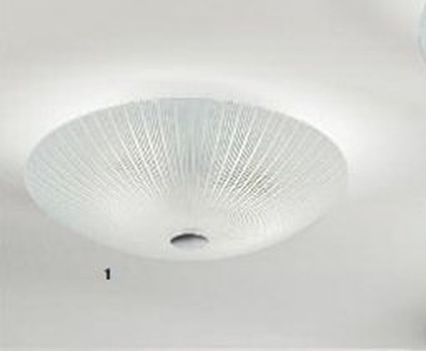 Kruhová - OR DL 7-533/40 Stropní svítidlo 3x60W E27 chrom/sklo, pr. 40cm, výška 11cm - ORION - foto 1