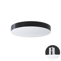 Koupelnová - OS DEL69871 DELIA CV2 stropní/nástěnné plastové polovestavné svítidlo bílá / černá IP44 4000 K 34W LED - OSMONT
