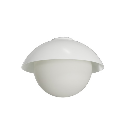 Kruhová - OS LUK60012 LUKIDA 3 stropní/nástěnné skleněné svítidlo bílá IP65 3000 K 27W LED - OSMONT - foto 1