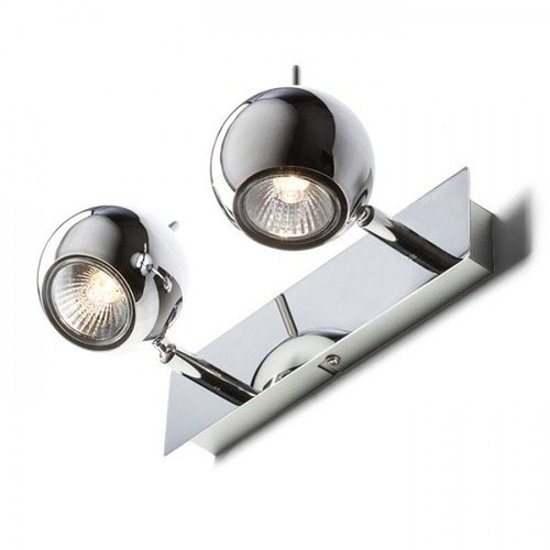 Bodová - RED R10599 GLOSSY II chrom 230V LED GU10 2x8W - RED - DESIGN RENDL - foto 1