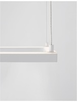 Dekorativní - NV 9990735 Závěsné svítidlo ETERNA bílý hliník a akryl LED 30W 230V 3000K IP20 stmívatelné - NOVA LUCE