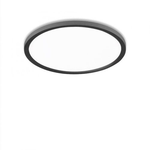 Kruhová - LD 15571-18 FLAT LED stropní svítidlo kruhové v černé s nastavitelnou teplotou barvy 2700-5000K a funkcí stmívání - LEUCHTEN DIREKT / JUST LIGHT - foto 1