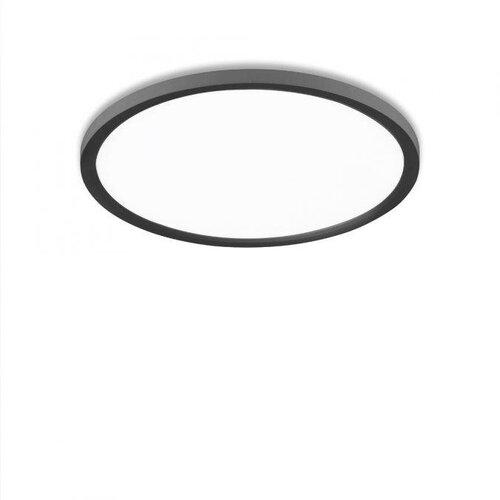 Kruhová - LD 15571-18 FLAT LED stropní svítidlo kruhové v černé s nastavitelnou teplotou barvy 2700-5000K a funkcí stmívání - LEUCHTEN DIREKT / JUST LIGHT - foto 1