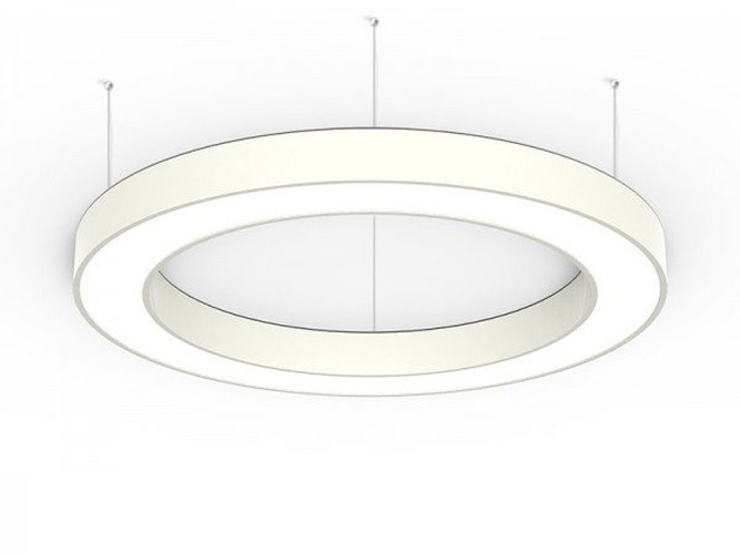 Kruhová - BPM 10193.45.PN.W.OP.3K Závěsné svítidlo ALBERTA S-LIGHT bílé Ø450 LED 32W 3430lm 3000K opál - BPM - foto 1