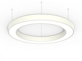 Kruhová - BPM 10193.45.PN.W.OP.3K Závěsné svítidlo ALBERTA S-LIGHT bílé Ø450 LED 32W 3430lm 3000K opál - BPM