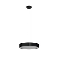 Kruhová - OS KRU40023 KRUGER P3 FO závěsné plastové svítidlo černá IP40 3x25W E27 HF - OSMONT