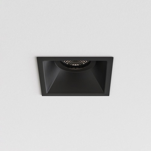Koupelnová - AST 1249039 Downlight svítidlo Minima Slimline Square fixní protipožární IP65 6W GU10 černá - ASTRO Lighting - foto 1