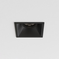 Koupelnová - AST 1249039 Downlight svítidlo Minima Slimline Square fixní protipožární IP65 6W GU10 černá - ASTRO Lighting