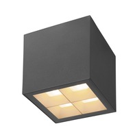 Přisazená - LA 1007461 S-CUBE stropní přisazené svítidlo, 2700/3000 K, 15 W, PHASE, 80°, antracit - BIG WHITE (SLV)