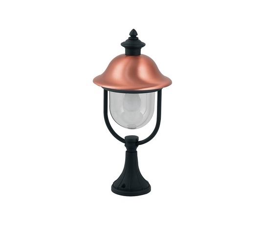 Na stůl - FAN LANT-VENEZIA-L1 Venkovní svítidlo LUME VENEZIA černá/měď, 1xE27, IP44, 25 x 53,8 cm - FANEUROPE - foto 1