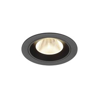 Kruhová - LA 1009613 NUMINOS® M Stropní vestavné svítidlo, 3000 K, 20°, IP20, kulaté, černé - BIG WHITE (SLV)