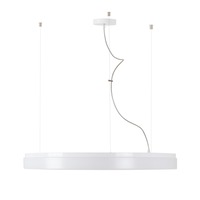 Kruhová - OS DEL66860 DELIA L5 závěsné plastové svítidlo bílá IP40 4000 K 98W LED - OSMONT