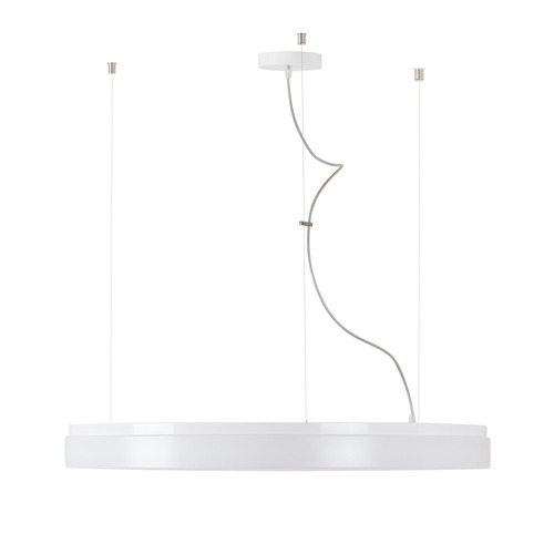 Kruhová - OS DEL66860 DELIA L5 závěsné plastové svítidlo bílá IP40 4000 K 98W LED - OSMONT - foto 1