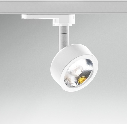 Svítidla - CEN RGMTBI-075840 Svítidlo pro 3fázovou lištu REGIA SHOP MINI ROUND bílá LED 7W 4000K CRI90 UGR16 - CENTURY - foto 1