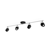 Bodová - PH 50614/30/P0 LED Bodové svítidlo Philips Rivano 50614/30/P0 4x4,3W černé 2700K - PHILIPS (915005695801)