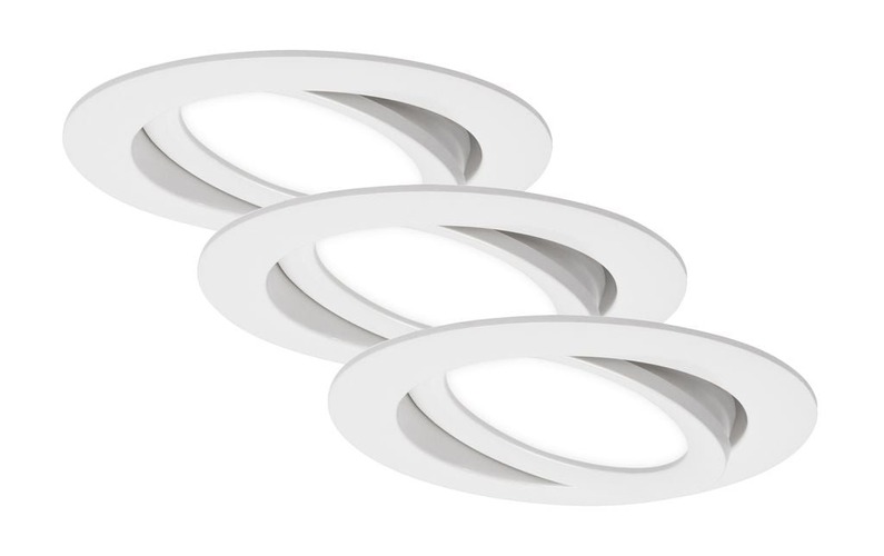 Kruhová - BRI 7114-436 3ks sada LED vestavné svítidlo, pr. 10,6 cm, 7 W, bílé - BRILONER - foto 1