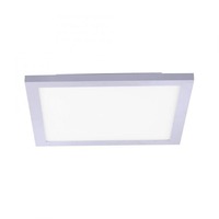 LED panely - LD 14350-21 FLAT LED panel, stropní svítidlo, stříbrná, ultraploché 3000K - LEUCHTEN DIREKT / JUST LIGHT