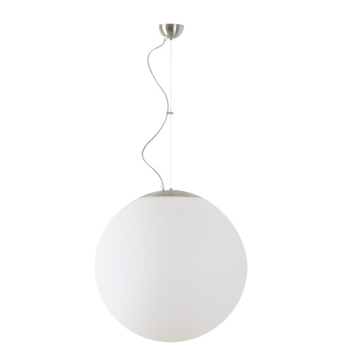 Koule - OS ADR60824 ADRIA L5 závěsné skleněné svítidlo kartáčovaná nerez / bílá IP40 4000 K 48W LED - OSMONT - foto 1