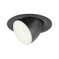 Kruhová - LA 1005958 NUMINOS® GIMBLE M zápustné stropní svítidlo černé/bílé 4000 K 20° - BIG WHITE (SLV)