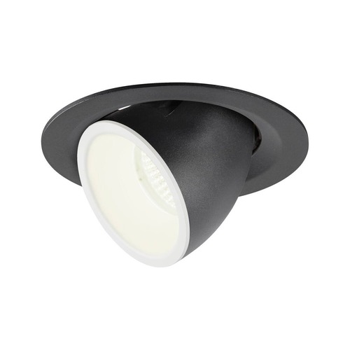 Kruhová - LA 1005958 NUMINOS® GIMBLE M zápustné stropní svítidlo černé/bílé 4000 K 20° - BIG WHITE (SLV) - foto 1