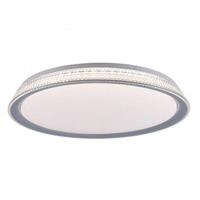 Kruhová - LD 14359-21 KARI LED stropní svítidlo, stříbrná, kruhové, stmívatelné, teplá bílá, 3000K krokově stmívatelné 3000K - LEUCHTEN DIREKT / JUST LIGHT