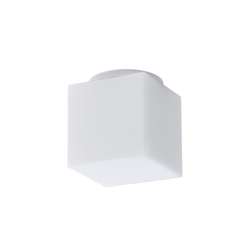 Hranatá - OS APU67596 APUS 2 stropní/nástěnné skleněné svítidlo bílá IP44 4000 K 5W LED - OSMONT - foto 1