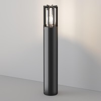 Sloupková - M O453FL-01GF Venkovní stojací svítidlo Barrel E27 15W černý hliník IP54  - MAYTONI