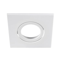 Pro zapuštěná svítidla - LA 1007185 UNIVERSAL DOWNLIGHT kryt pro downlight IP20, výkyvný, hranatý, bílý - BIG WHITE (SLV)