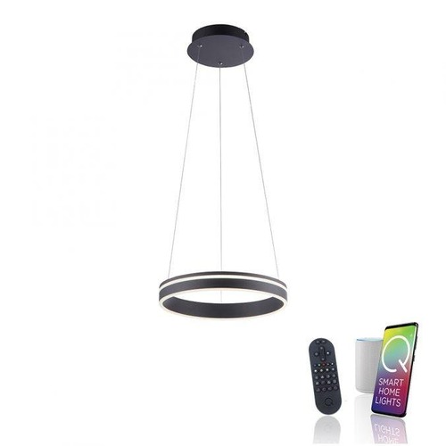 Kruhová - PN 8410-13 Q-VITO, LED závěsné svítidlo, Smart Home, průměr 40cm ZigBee 2700-5000K - PAUL NEUHAUS - foto 1