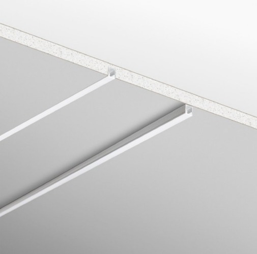 Al profily k zapuštění - FAN I-PROFILO-MICRO Profil MICRO pro sádrokarton a vnější povrchy, opálový difuzor včetně krytek, 0,92x200x0,87 cm - FANEUROPE - foto 1