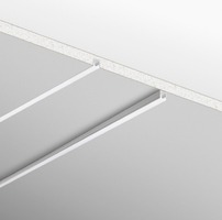 Al profily k zapuštění - FAN I-PROFILO-MICRO Profil MICRO pro sádrokarton a vnější povrchy, opálový difuzor včetně krytek, 0,92x200x0,87 cm - FANEUROPE