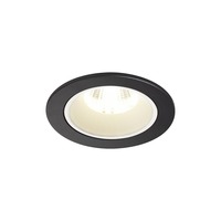 Kruhová - LA 1003818 NUMINOS® DL S vnitřní LED zápustné stropní svítidlo černá/bílá 4000 K 20° včetně listových pružin - BIG WHITE (SLV)