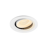 Kruhová - LA 1009665 NUMINOS® MOVE M Stropní vestavné svítidlo, 2700 K, 55°, IP20, kulaté, bílé - BIG WHITE (SLV)