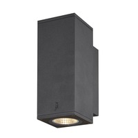 Nástěnná - LA 1003418 ENOLA SQUARE UP/DOWN S Outdoor, nástěnné LED svítidlo, antracitové - BIG WHITE (SLV)