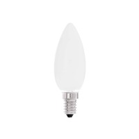 E14 - FARO 17460 LED žárovka C35 matná E14 WW 2700K 450lm - FARO