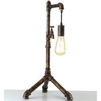 Stolní lampy dekorační - FAN I-AMARCORD-L1 Stolní lampa Lume Amarcord, rezavá, 1 x E27, 41 x 30 x 61 cm - FANEUROPE