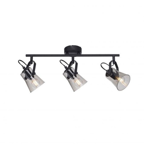 Bodová - LD 15283-18 TINULA LED 3 ramenné stropní svítidlo černá barva otočné v jednoduchém designu - LEUCHTEN DIREKT / JUST LIGHT - foto 1
