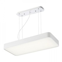 Hranatá - RED R10584 MENSA obdelníková závěsná bílá 230V LED 36W 3000K - RED - DESIGN RENDL