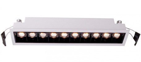 Hranatá - IMPR 565251 Zápustné svítidlo Ceti 10 bílá 20W LED 2900K 1545lm - LIGHT IMPRESSIONS