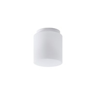 Kruhová - OS ALK67598 ALKOR 1 stropní/nástěnné skleněné svítidlo bílá IP44 4000 K 2W LED - OSMONT