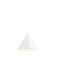 Kónická - LA 1008504 MAGICO 38 závěsné svítidlo E27 délka závěsu 180cm max.10W matná bílá barva - BIG WHITE (SLV)