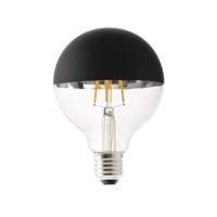 E27 - FARO 17072 LED žárovka G95 dekorativní černá E27 4W 2700K DIM - FARO