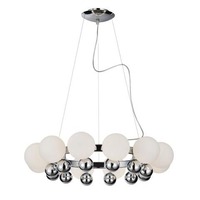 Dekorativní - AZZ AZ0095 Závěsné svítidlo Esperanza G9 12x40W IP20 65cm chromové - AZZARDO