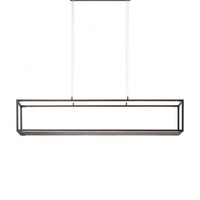 Podélná - PN 2441-18 CONTURA LED závěsné svítidlo černé stmívatelné 3000K - PAUL NEUHAUS