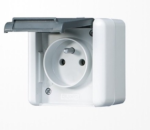 Vypínače a zásuvky - JU 821FW Zásuvka WG800 821FW - JUNG - foto 1