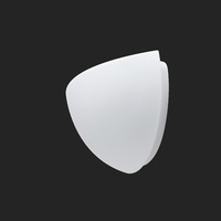 Dekorativní - OS NEL46120 NELA 2 nástěnné skleněné svítidlo bílá IP43 60W E27 HF (původní kód OS 46120) - OSMONT