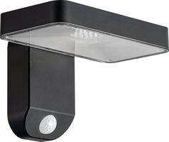 LED nástěnné svítidla - LED solární lampa 9W - čtvercová